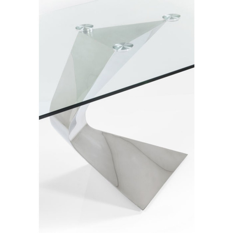 Table Gloria Chrome 100x200cm